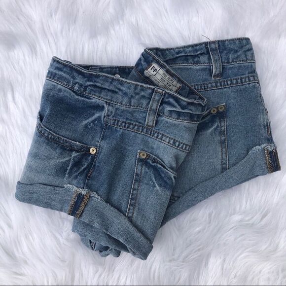 Free People Irreplaceable Distressed Cutoff Shorts - Picture 6 of 7